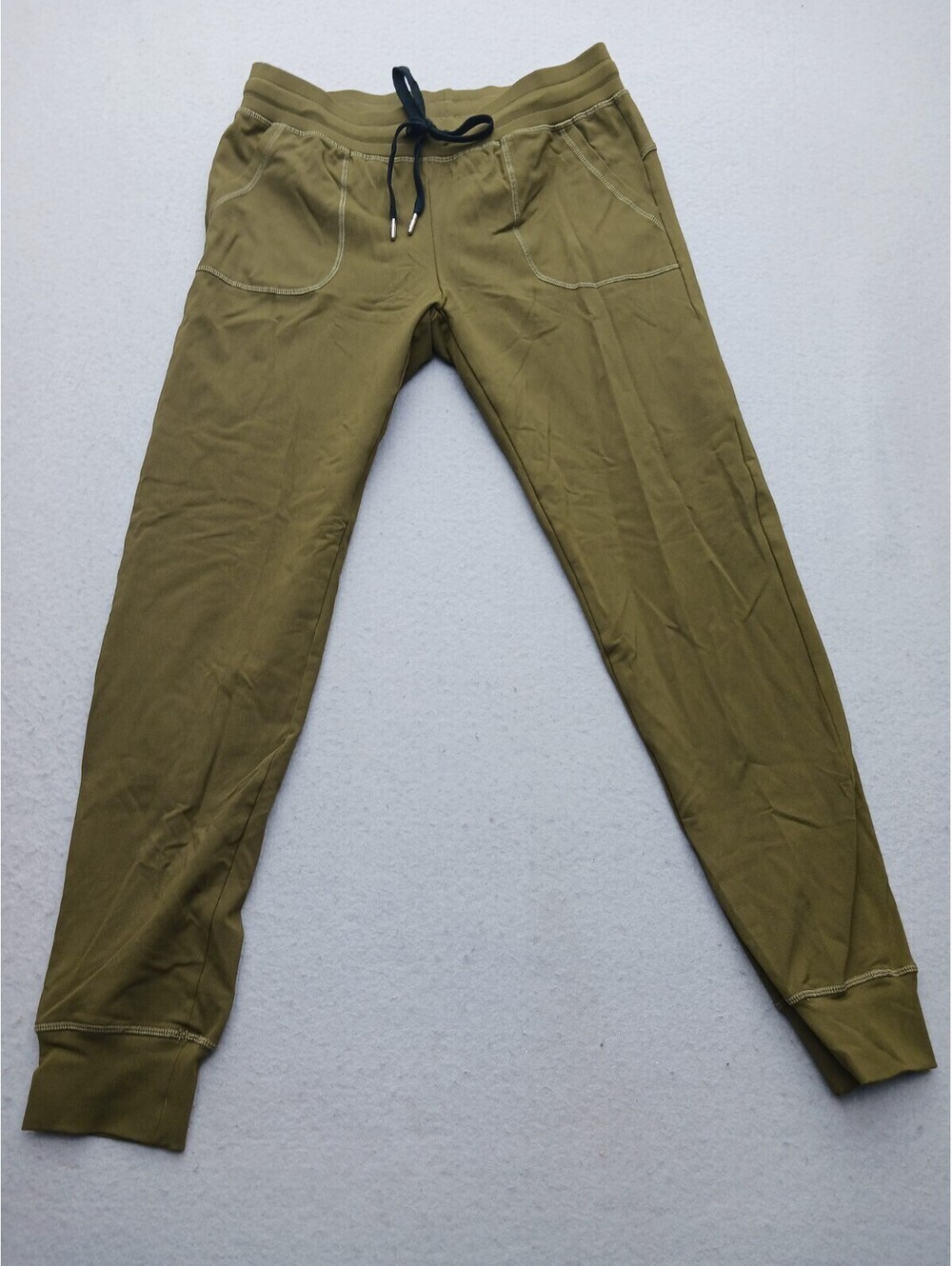 Zyia Active Women's Leggings Size S Olive Green Jogger Elastic Waistband